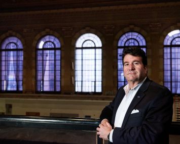 Allan Fried, head of GHC Development, is redeveloping the historic American Stock Exchange building.