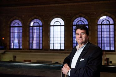 Allan Fried, head of GHC Development, is redeveloping the historic American Stock Exchange building.