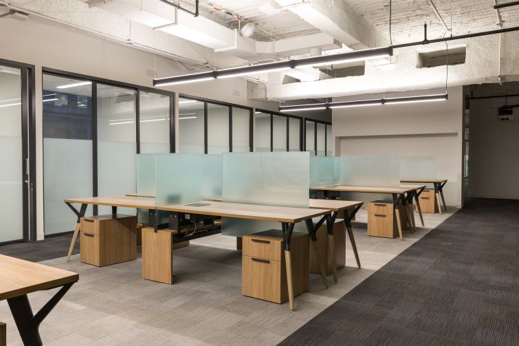 Individual desks at Serendipity Labs