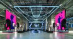 Gensler designed Adidas' retail flagship at 565 Fifth Avenue to resemble a football stadium.