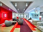Ted Moudis Associates handled the design for advertising firm Universal McCann's offices.