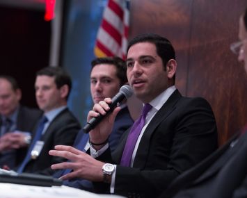 Mitchell Moinian of The Moinian Group speaks at CO's “The Hudson Yards District: New York’s Newest Neighborhood” conference on March 8.