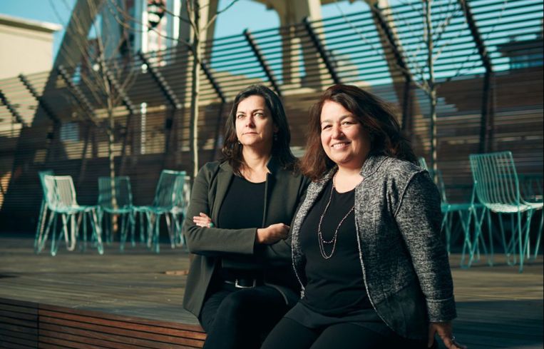 Anne Marie Lubrano (left) and Lea Ciavarra.