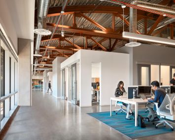 One of the coworking areas at Serendipity Labs Hollywood.