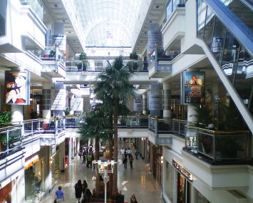 The interior of the Westside Pavilion, which is to be redeveloped as One Westside.