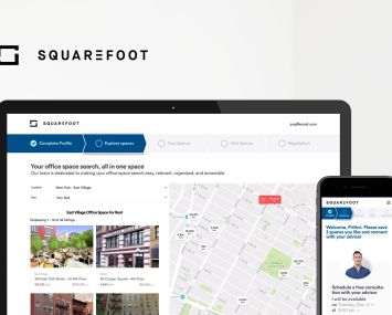 SquareFoot's platform.