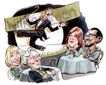 From left: Joanne Podell, Rick Cotton, Toby Moskovitz and Sundar Pichai