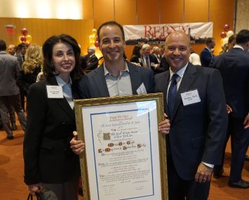 Mary Ann Tighe, Ken Myerson and Jonathan Serko won the ingenious deal award for arranging a 580,000-square-foot lease for SEIU's healthcare workers arm.