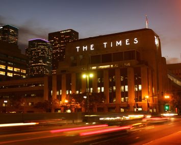 The Los Angeles Times building