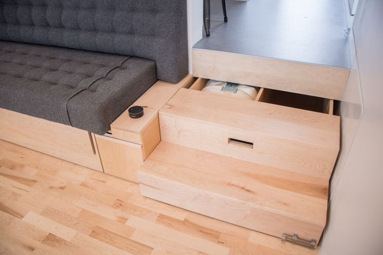 Storage gets crafty in limited space.