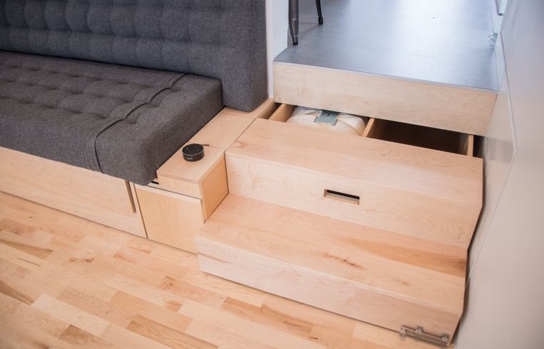Storage gets crafty in limited space.