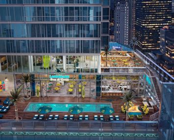 Rendering of Margaritaville Resort Times Square.