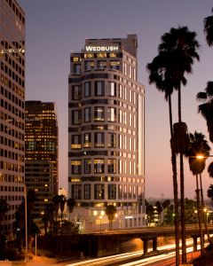 The Wedbush Center in DTLA was among the major office sales in the first quarter of 2018.