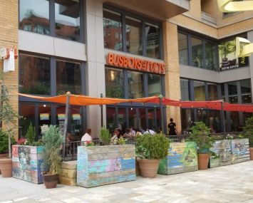 Busboys and Poets current location at 5th & K Streets NW