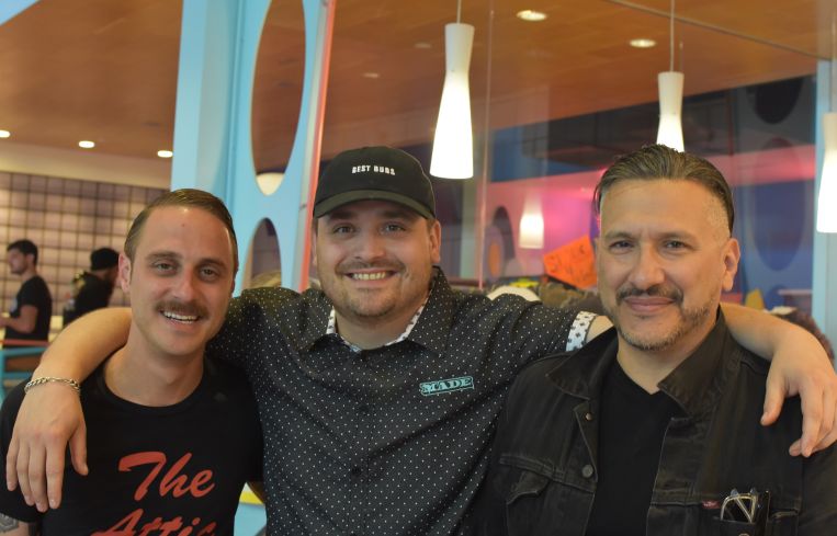 From left, the founding partners: Derek Berry, Zack Eastman and Steve Harris
