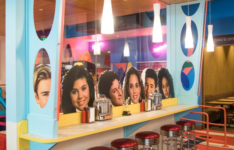 Cutouts of the stars are available for those selfie-hungry diners.