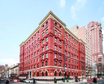 The redbrick and limestone condominium at 101 West 78th Street.