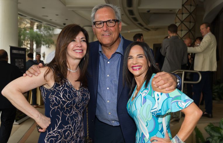 From left: Adelaide Posinelli of Eastern Consolidated, Steven Hornstock of ABS and Connie Alimena of Statewide Abstract Corp.