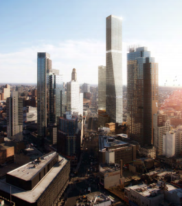 The proposed two-tower development at 80 Flatbush Avenue. 