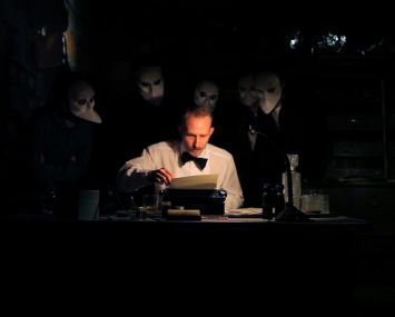 Matthew Oaks performs in 'Sleep No More.'