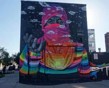 A mural in East Williamsburg.