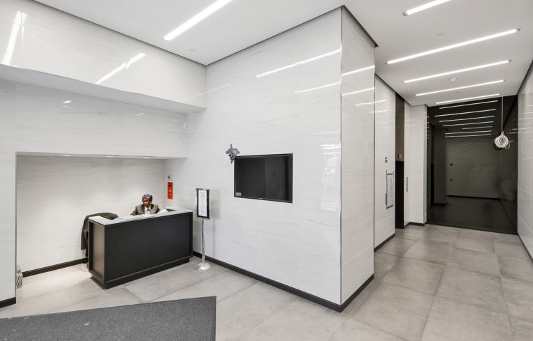 The new lobby.