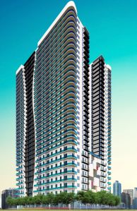 A rendering of Art Plaza Apartments at 58 Northeast 14th Street in Downtown Miami.