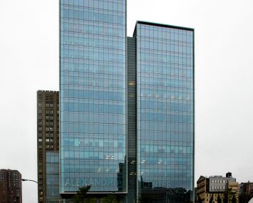 Alexandria Center's east and west buildings.