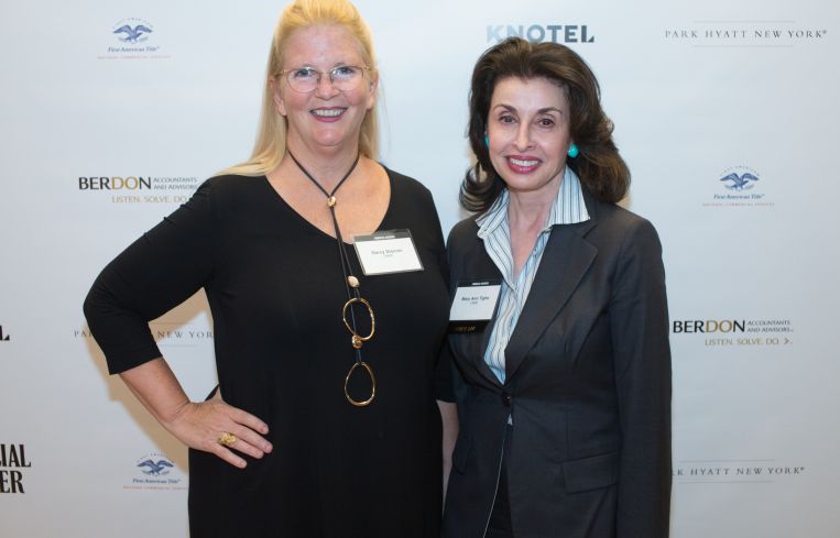 CBRE's Darcy Stacom, left, and Mary Ann Tighe.