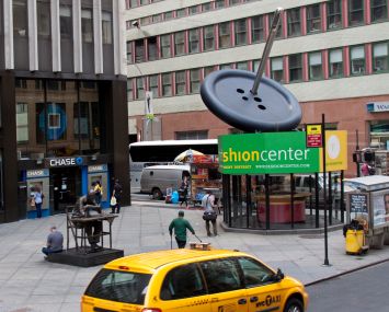 The Garment District in Manhattan.