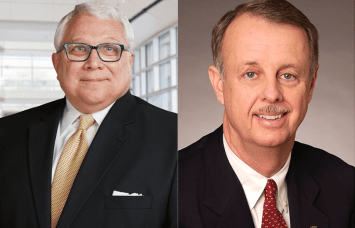 Left; Brian Ball, Right; Tom McCormick