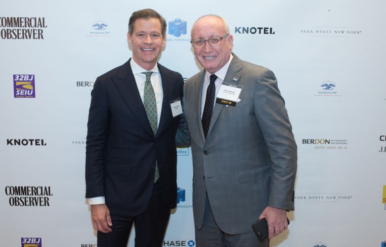 Brookfield's Richard Clark (left) and Cushman & Wakefield's Bruce Mosler.
