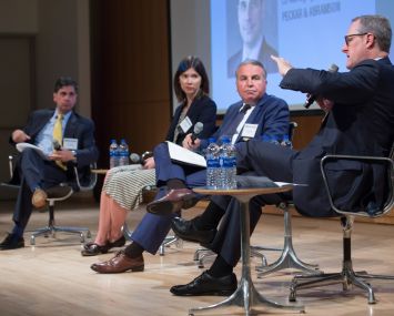 From left: Paul Monte, Petra Messick, Wahid Albert and Tom Wright.