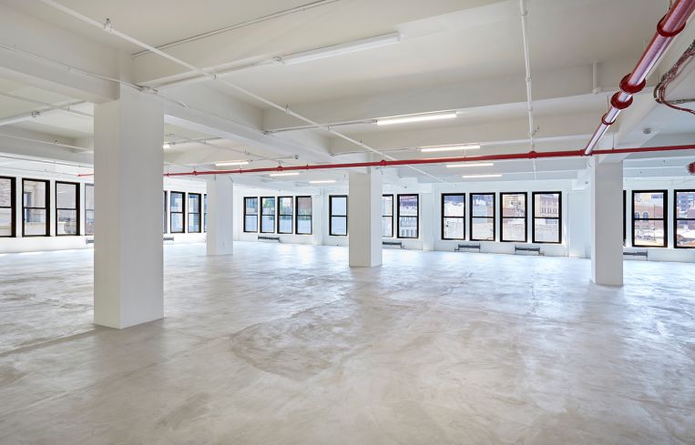 A renovated floor at 57 Willoughby Street.