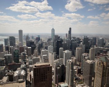 Chicago's River Point North building backed a single-asset, interest-only CMBS financing this month, even as issuance declines, according to Moody's.