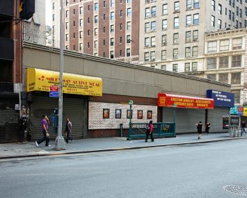 The site at 1185 Broadway.