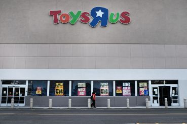 A Toys R Us store stands in Brooklyn on June 8, 2018 in New York City. 