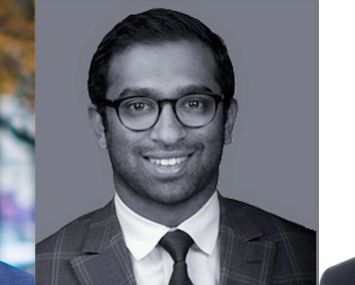 From left: Paul Popkin, Vickram Jambu and Chris Varjan.