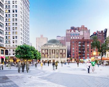 Rendering of 44 Union Square.