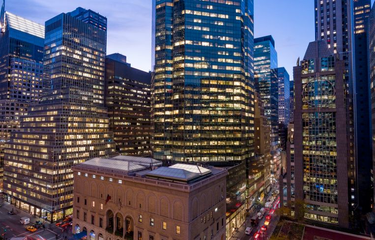 An office tower in Manhattan.