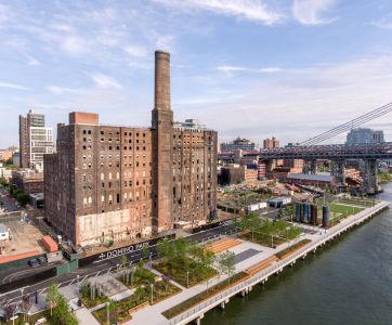 The Domino Sugar Factory in Williamsburg, pictured, is one of many 560 sites that has gone through the city's brownfield cleanup program in the past seven years.