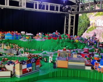 Model of Legoland New York Resort in Goshen, N.Y.