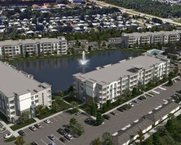 A rendering of Aqua Residences in Palm Bay, Fla.