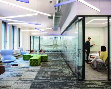 Zillow Group's expanded offices at 130 Fifth Avenue.