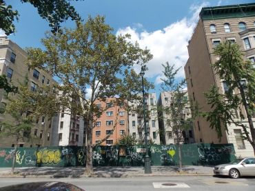 The site at 145 West 110th Street. 