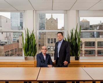 ANCHIN'S ROBERT GILMAN (LEFT) AND MARC WIEDER HAVE SPENT MONTHS GEARING UP THEIR CLIENTS FOR THE 2018 TAX CODE CHANGES.