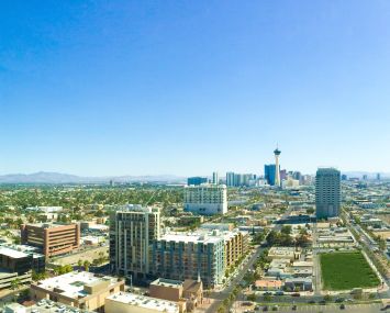 Downtown Las Vegas.