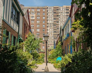 Pomander Walk is a private, gated community on the Upper West Side. It feels like a slice of suburbia in Manhattan, but private streets in the outer boroughs can make life hell for residents.