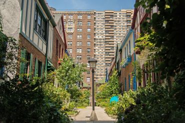 Pomander Walk is a private, gated community on the Upper West Side. It feels like a slice of suburbia in Manhattan, but private streets in the outer boroughs can make life hell for residents.