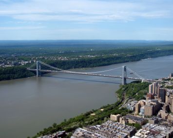 Northern New Jersey and the George Washington Bridge.